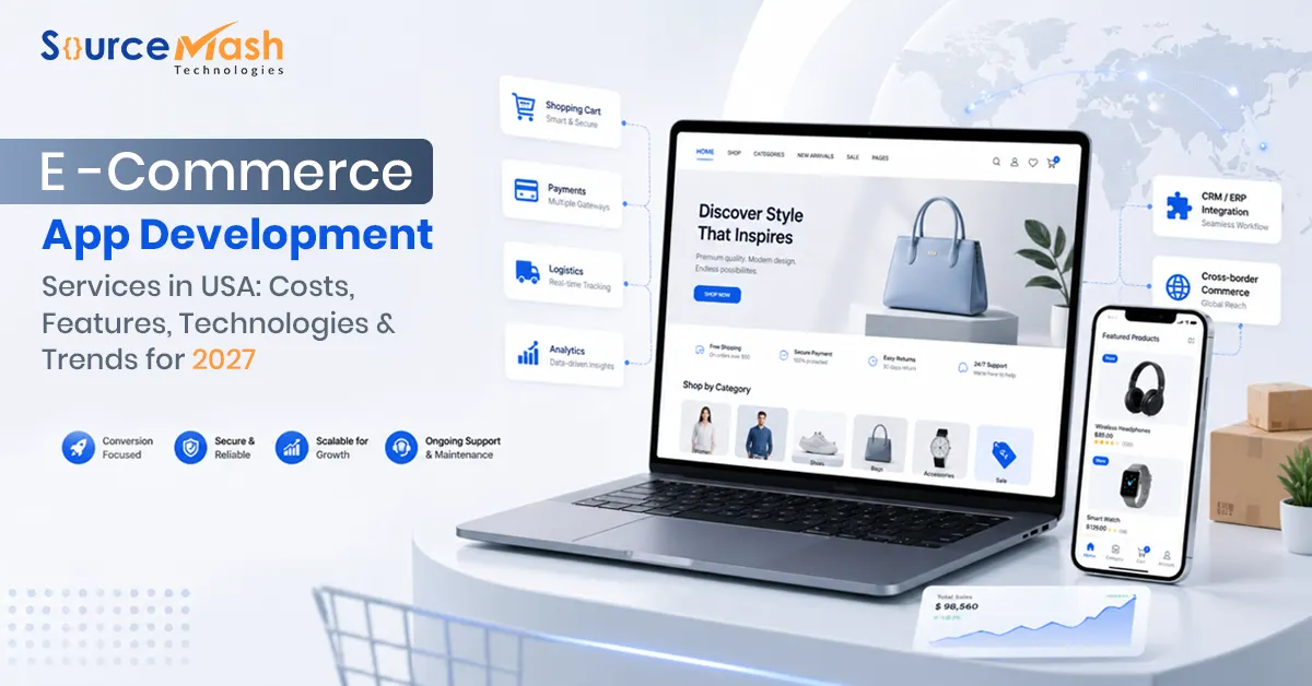 eCommerce App Development Cost in the USA: Complete 2027 Pricing, Features & Development Guide